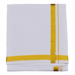 Plain White Cotton Vesti